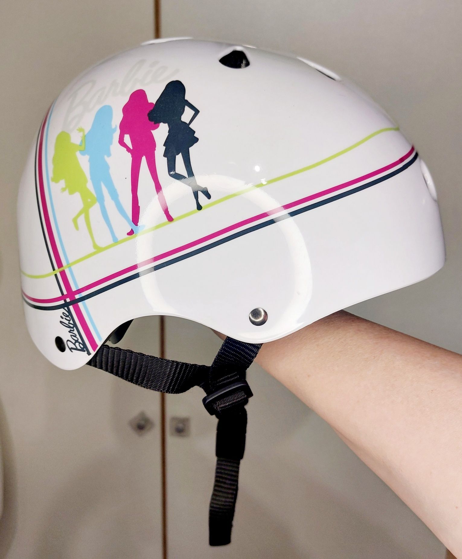 Barbie kask rower rolki hulajnoga rozm XS/S