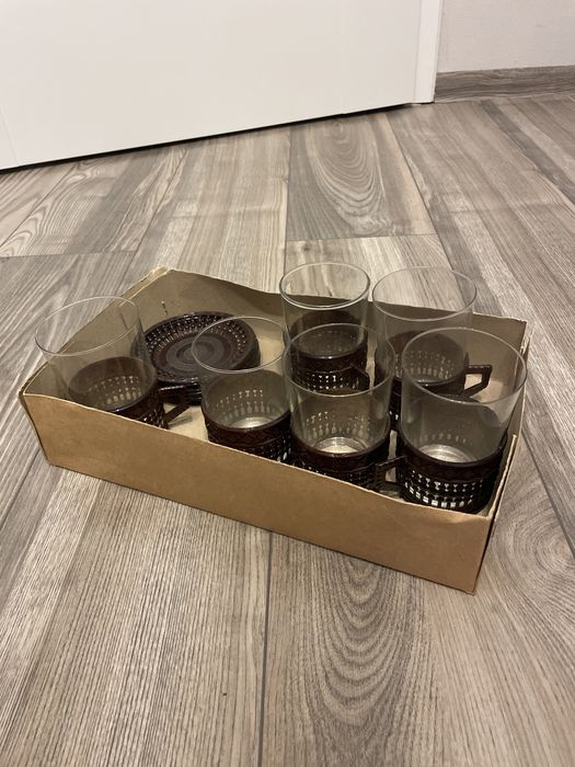 Szklanki prl nieuzywane