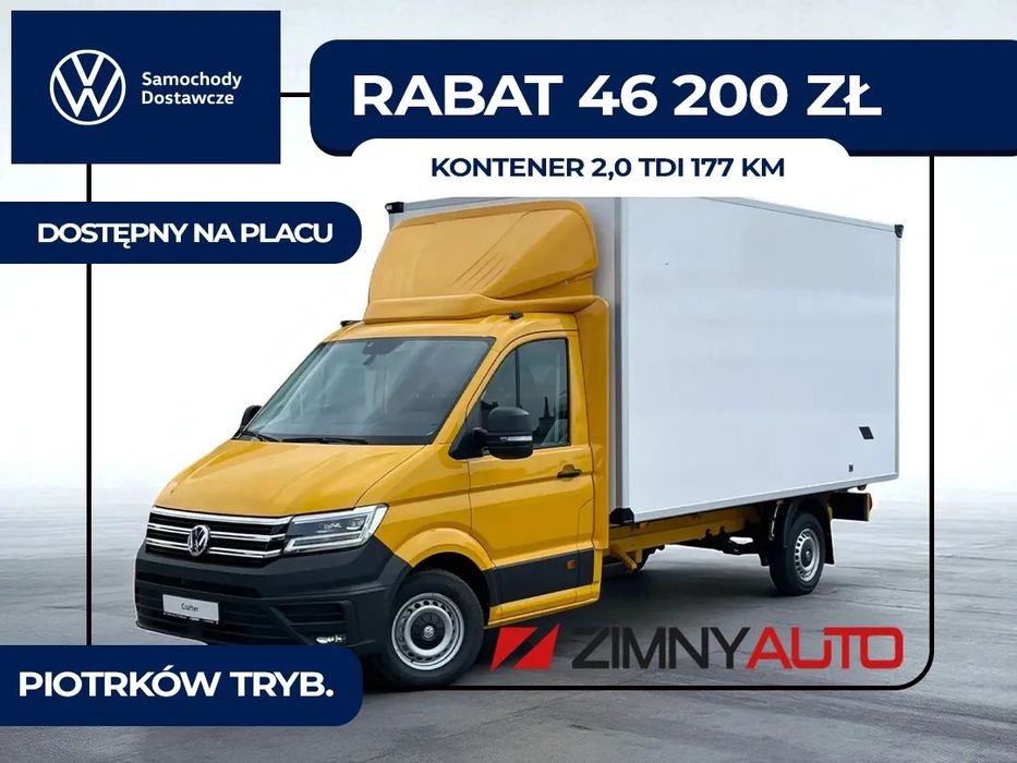Volkswagen Crafter 35  Kontener 2,0TDI 177 KM skrzynia manualna 6-biegów Dostępny !!!