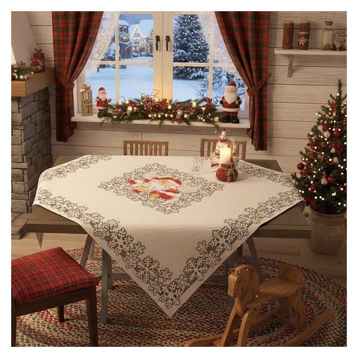 Serweta Kolorowy Mikołaj 85 x 85 | WN200M K85 | Święta Boże Narodzenie