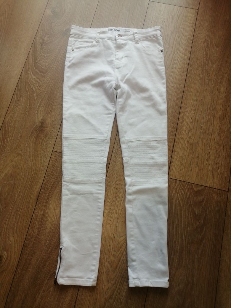 Spodnie białe 152cm 11/12 lat.