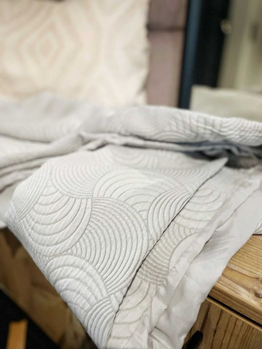 Nowe duże narzuty pledy podwójne zapinane 220x220 Matalan kolory wzory