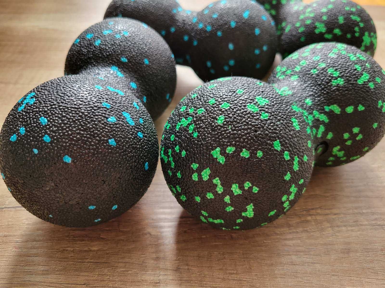 Масажний м'яч подвійний, валик для спини, масажер, EasyFit EPP ball