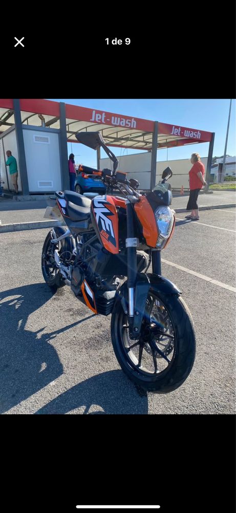 ktm duke 125 mota de dia a dia