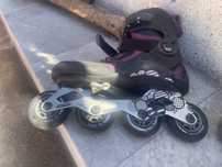 Patins em  linha