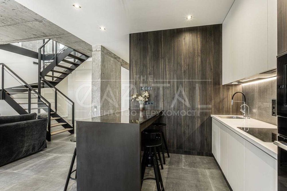 Пентхаус Вашей мечты! Стиль LOFT, вид на Днепр и огромная тераса! RENT