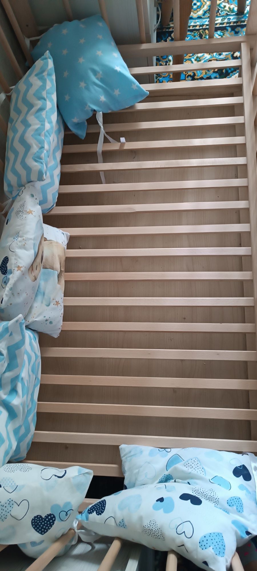 Дитяче ліжко з маятником + матрац ( бортики в подарунок)