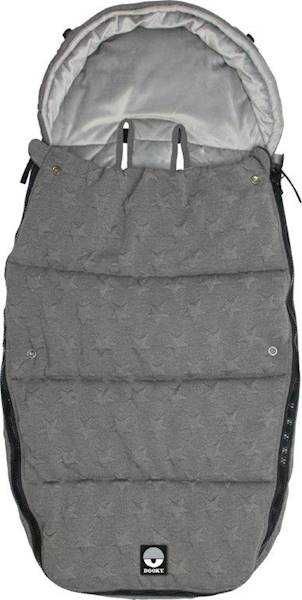 ŚPIWOREK do wózka SANEK na JESIEŃ zimę DOOKY 6-36m Knitted Star grey