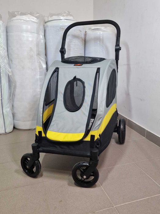 Średnie wózek transporter psa kota do 20 kg 4 koła