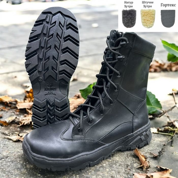 Берці зимові/демі хутро штучне натуральне Гортекс шкіра 40-46 Розн.