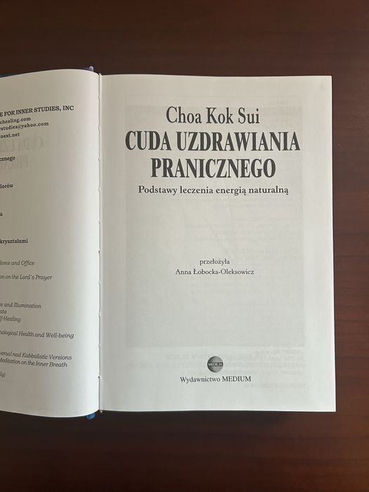 Cuda uzdrawiania pranicznego - Choa Kok Sui