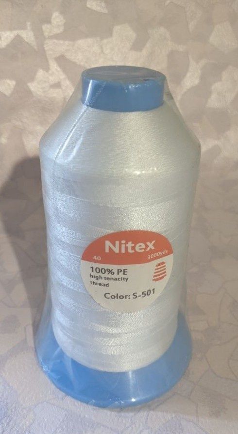Нитка підвищеної міцності 100% РЕ 40  (боб 3000ярдов) Nitex
