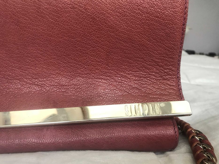 Simple piękna torebka skóra naturalna