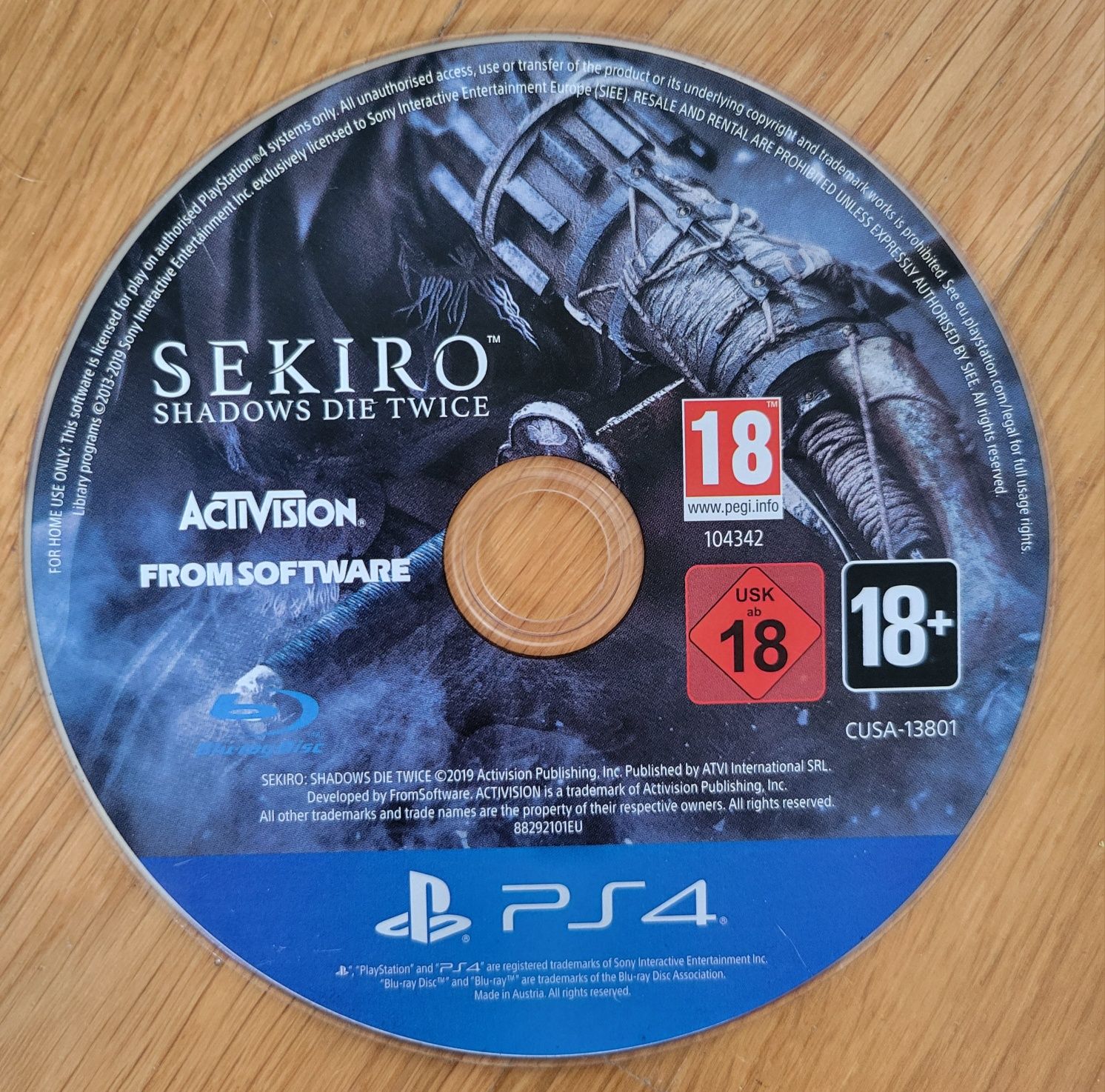Sekiro shadows die twice ps4