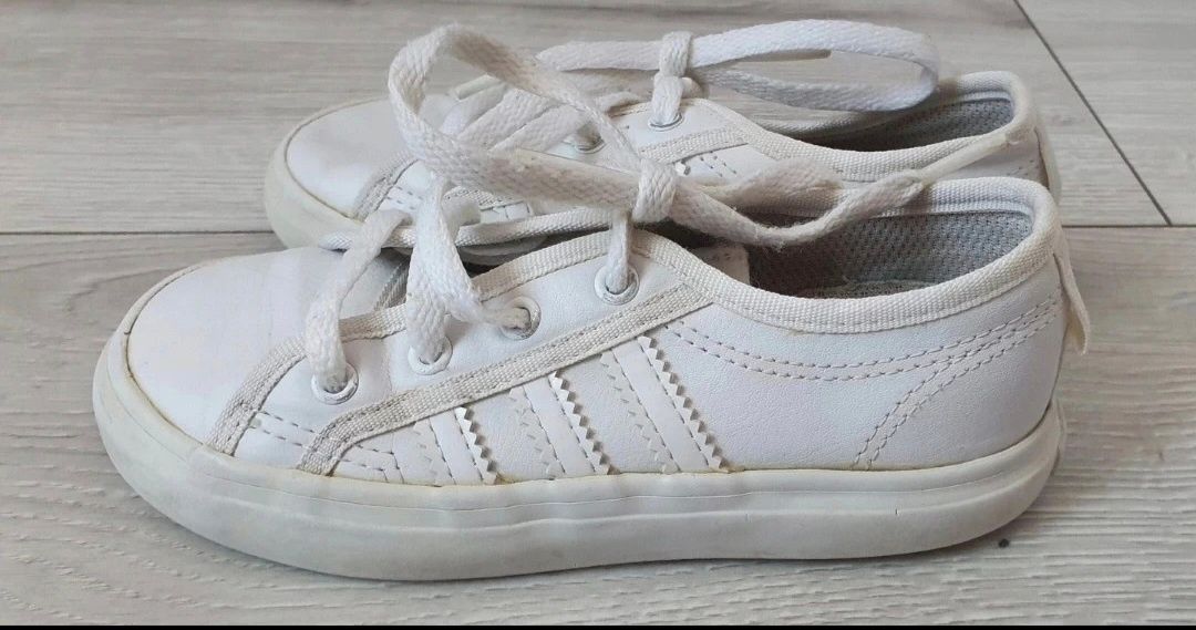 Białe sportowe buty trampki adidasy  r 26.5