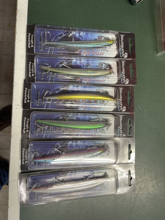 Amostras de pesca marca kawaguchi 140mm 20grs