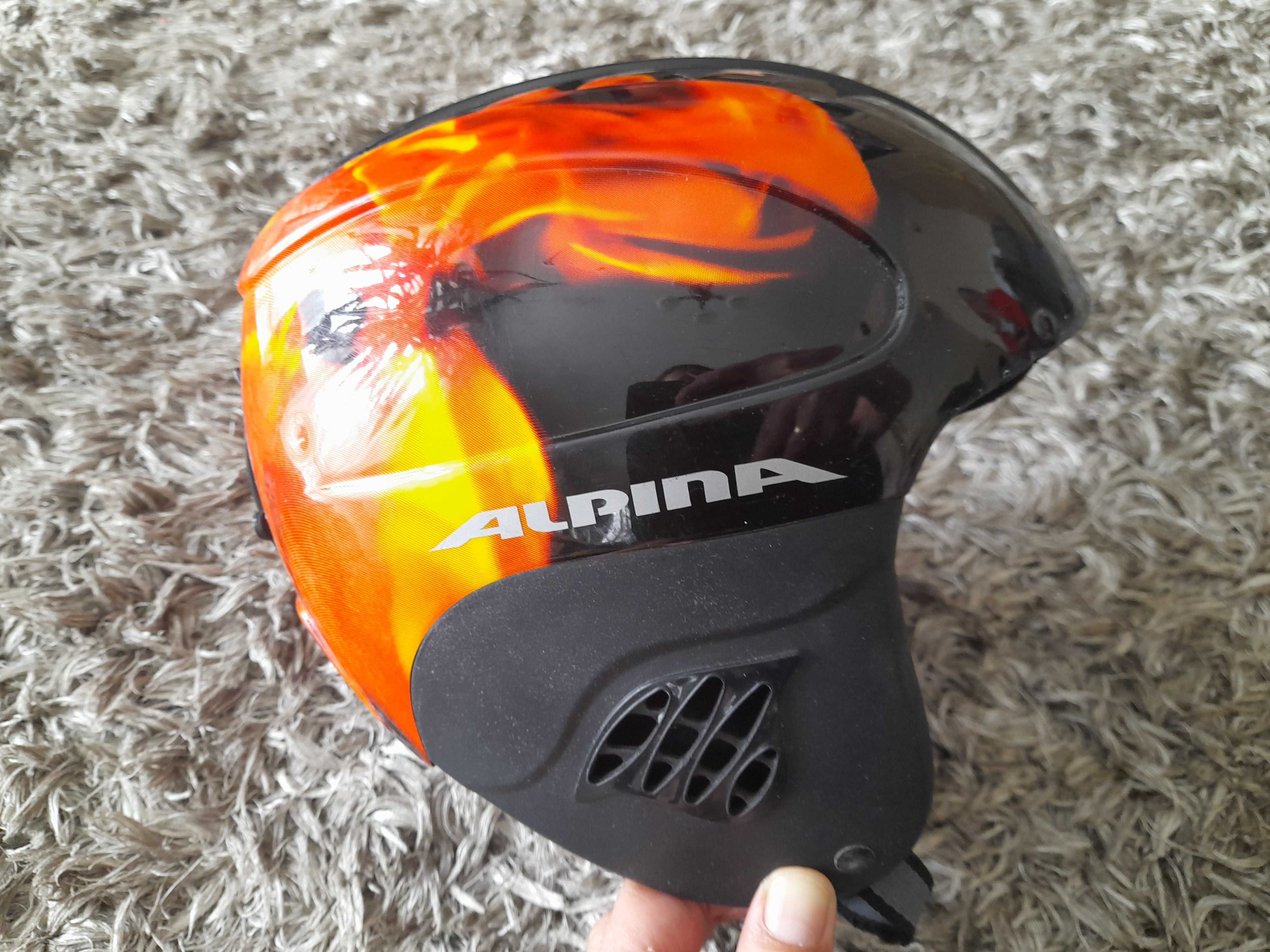 Kask dzieciecy Alpina na narty