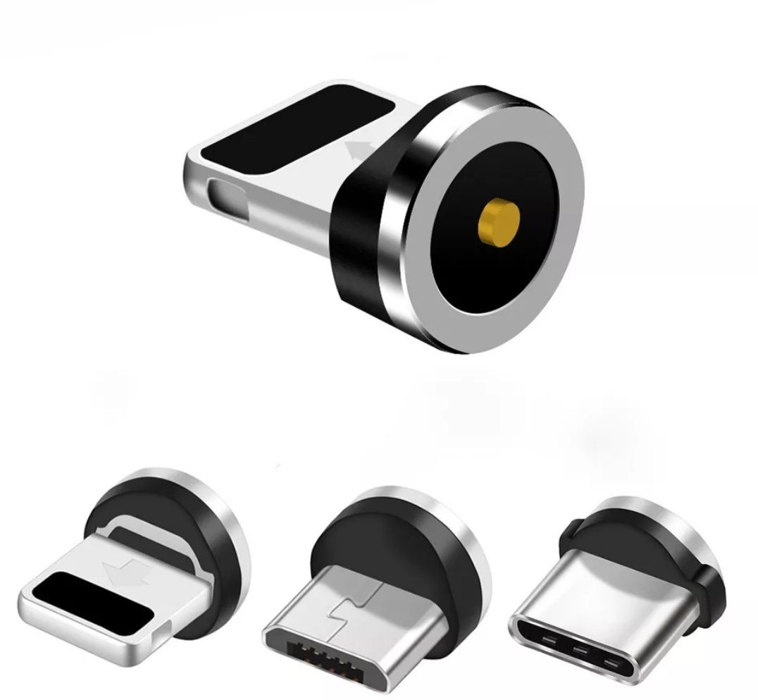 Магнітний коннектор (магнитный конектор)  Micro USB, Type c,Lighting