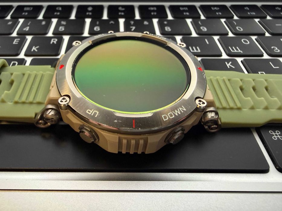 Amazfit T-Rex Ultra Watch. Смарт-годинник. Мілітарі. Титан. GPS.