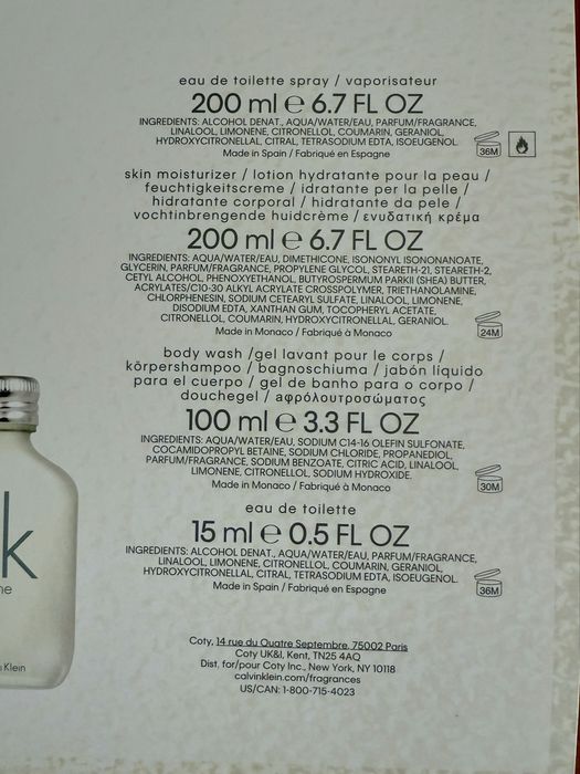 Calvin Klein CK One zestaw