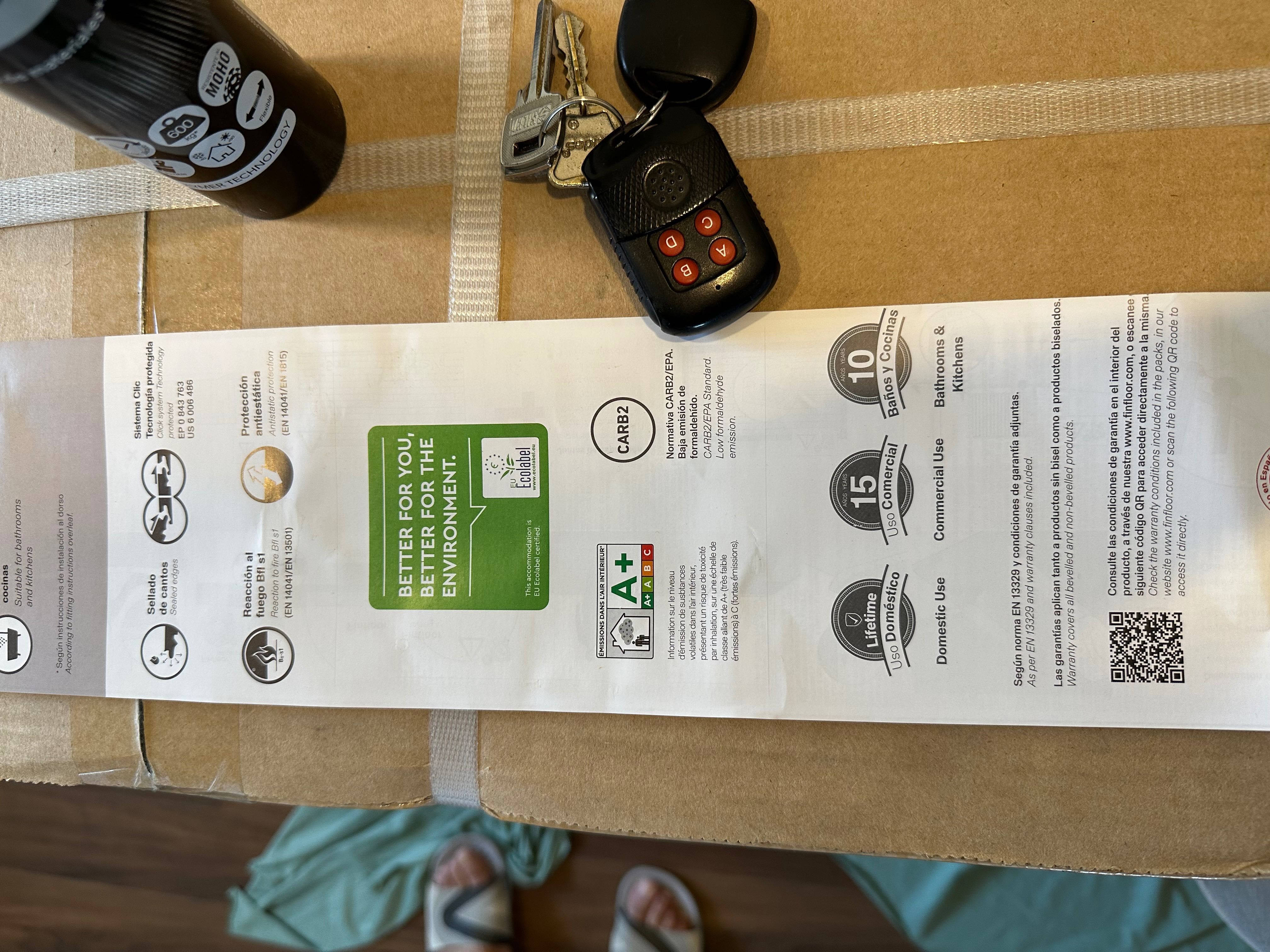 Pavimento flutuante finsa