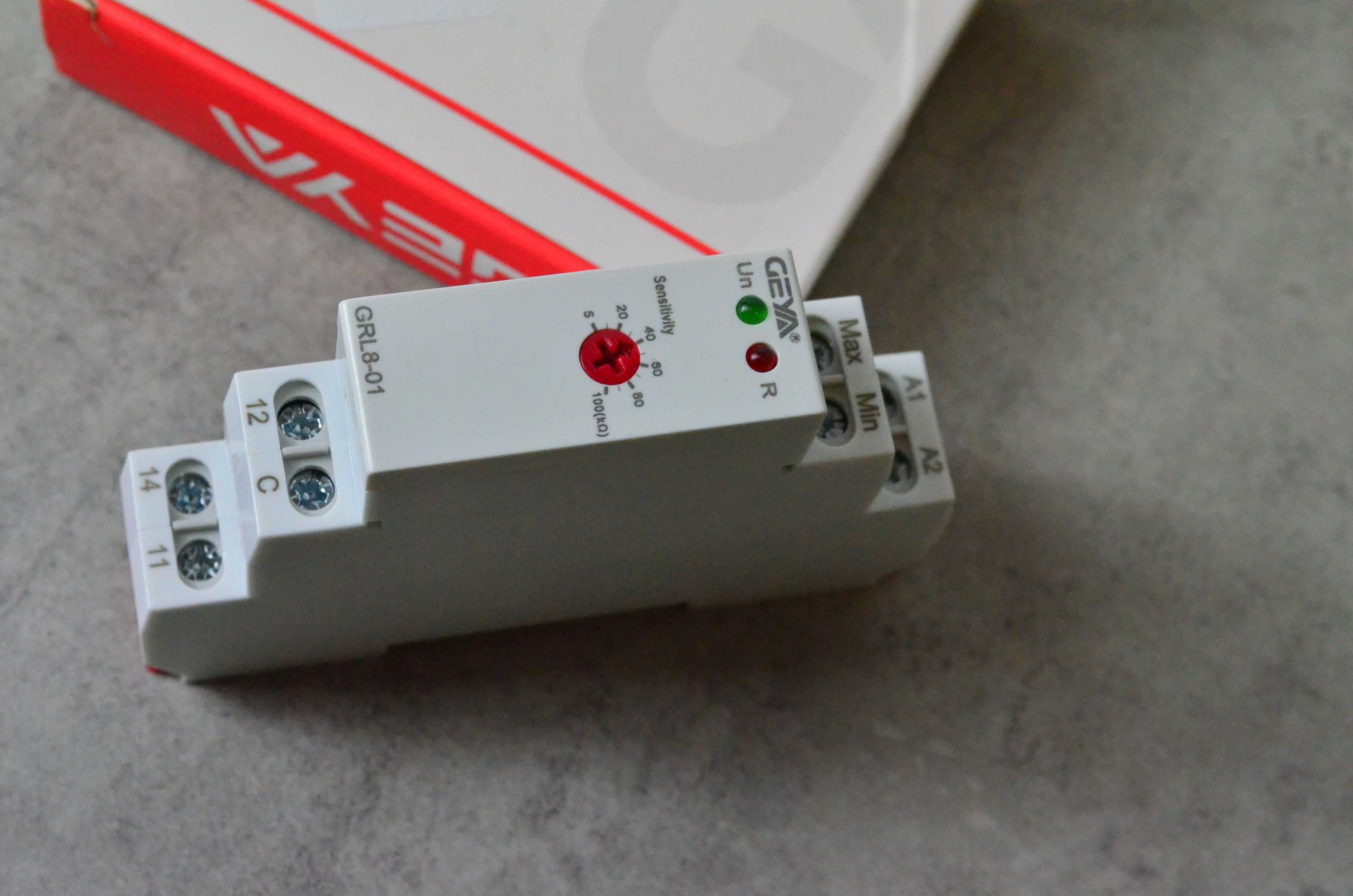 Przekaźnik kontroli poziomu cieczy GRL8-01 10A AC/DC 24V-240V