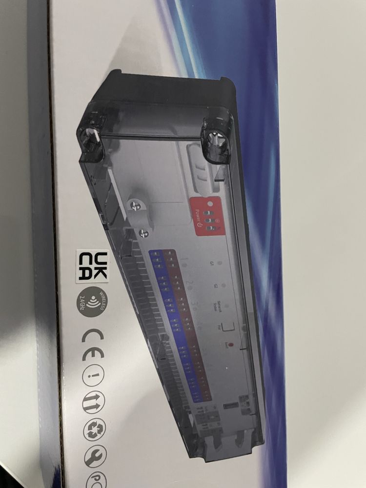 Nowa Salus bezprzewodowa listwa sterująca KL08RF, 8 stref, 230 V salus