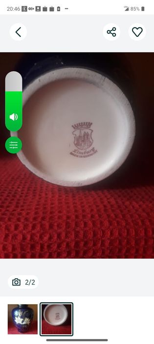 Wazon LIMBURG kobalt