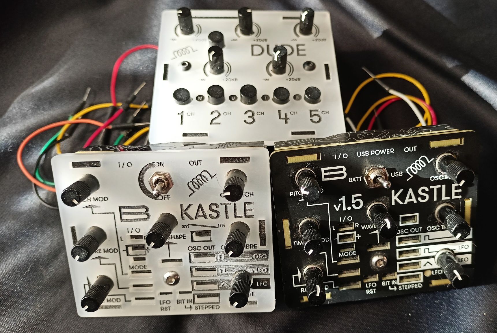 Bastl-set mini syntezatorów modularnych: Bastl: Kastl 1+Kastl 1.5+Dude