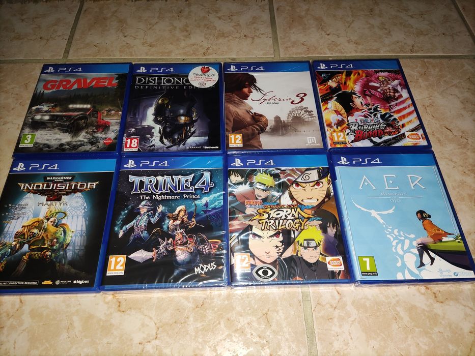 Vendo jogos PS4 novos