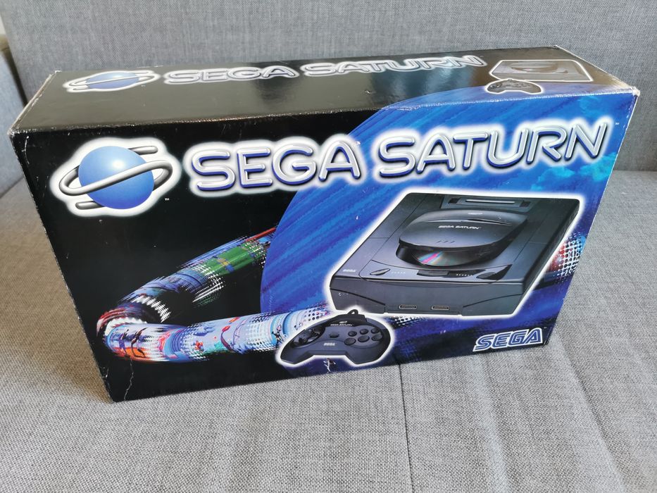 Konsola SEGA SATURN PAL (europejska) w pudełku ZACNY KOMPLET sklep
