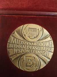 Medal XXII Międzynarodowe Biennale Ekslibrsu 50szt