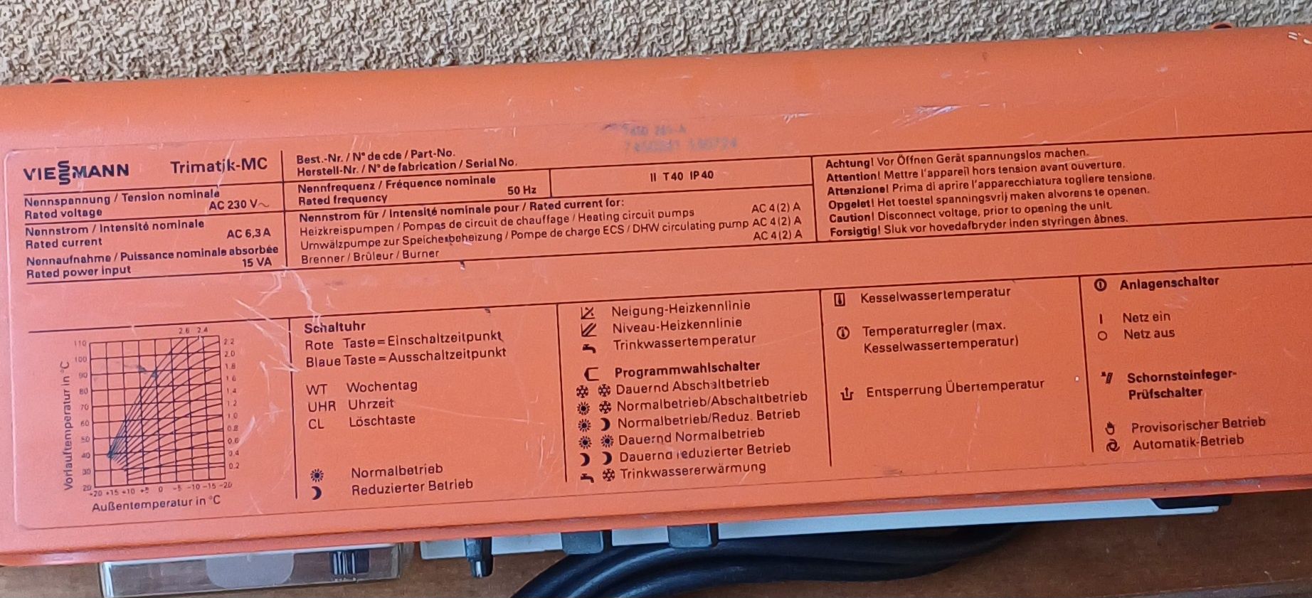 Viessmann Trimatik MC sterownik regulator programator