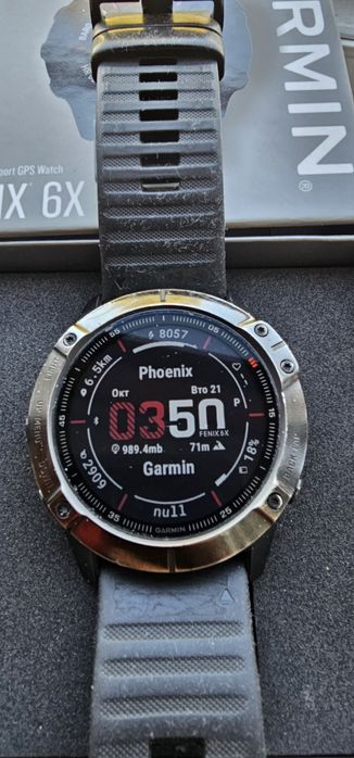 Garmin fenix 6x pro.