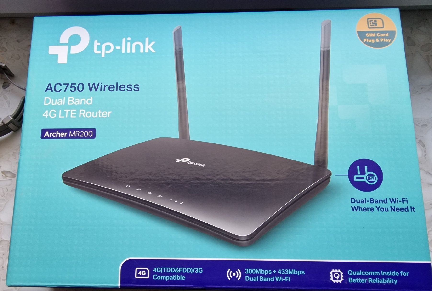 Router tp-link AC750 4GLTE Archer MR200