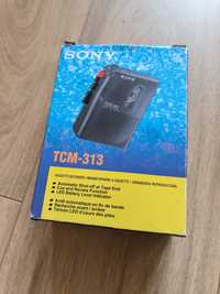 Walkman SONY TCM-313 do odtwarzania kaset na kasety baterie stereo