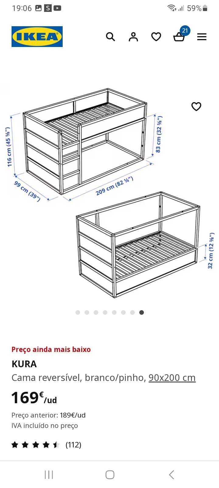 Cama kura como nova