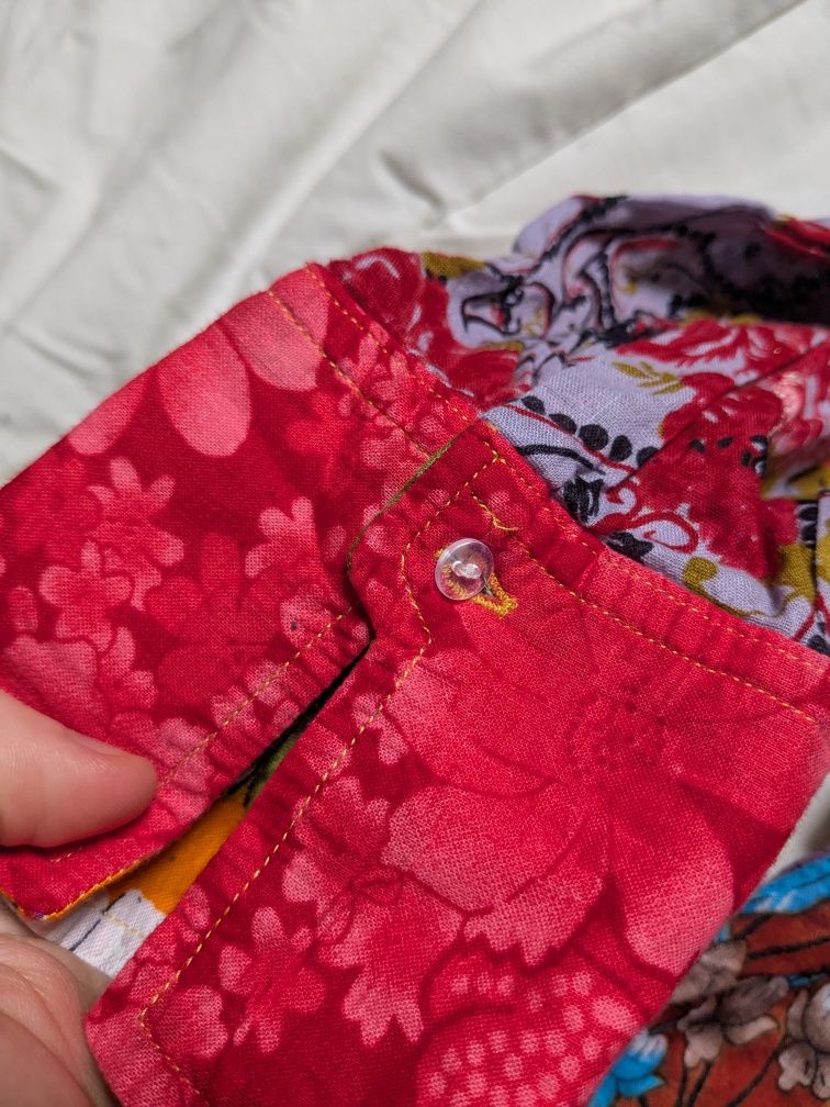 Koszula kolorowa wzorzysta patchwork hippie Boho etno