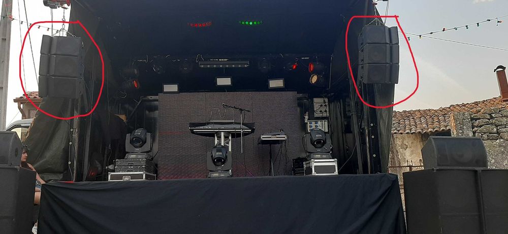 Vendo sistema Line array 6 tops