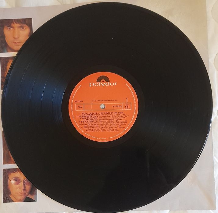 DEEP PURPLE The House of BLUE LIGHT LP 1987 ORIGINAL GREAT