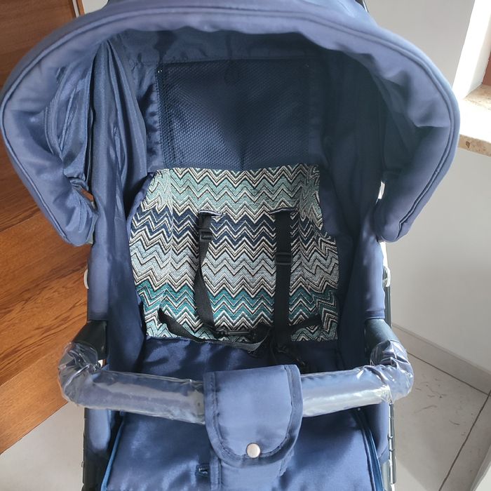 Wózek 2w1 LONEX gondola i spacerówka+akcesoria