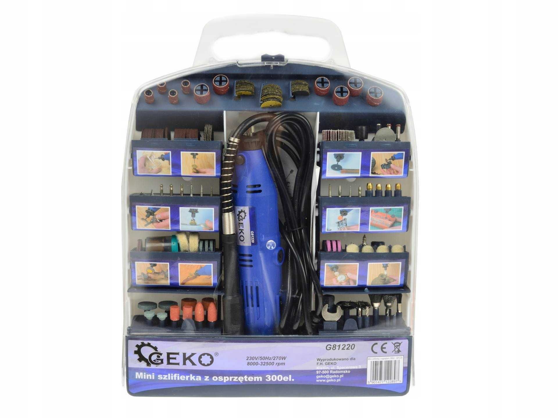 Szlifierka wielofunkcyjna sieciowa  Geko 270W 230V Powystawowa