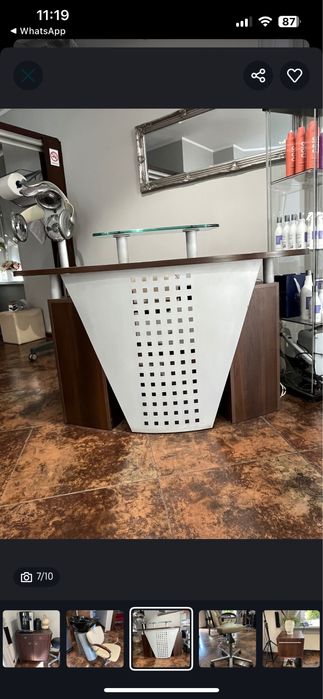 Zestaw mebli fryzjerskich