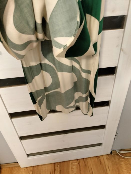 Spódnica il piu M długa zielono śmietanowa