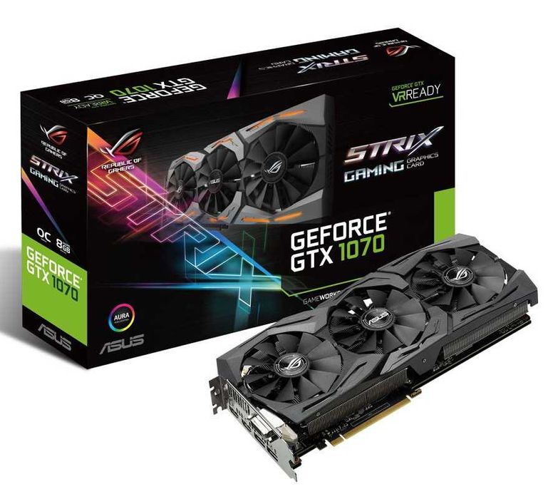 ROG Strix GTX 1070 Ti + Fonte