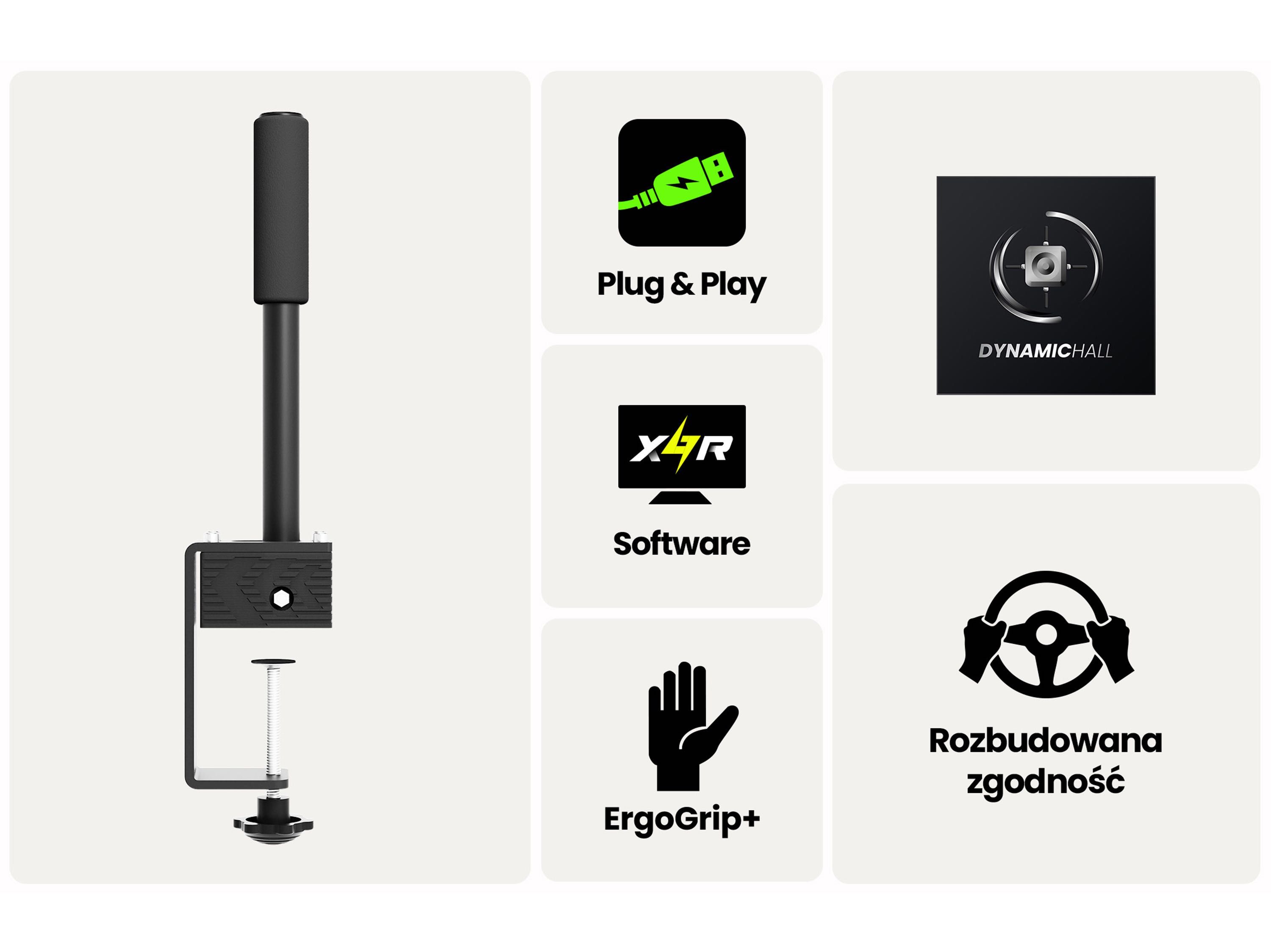 X4RACE Solidny Hamulec ręczny Smart SL-100 do komputera PC Hydrołapa