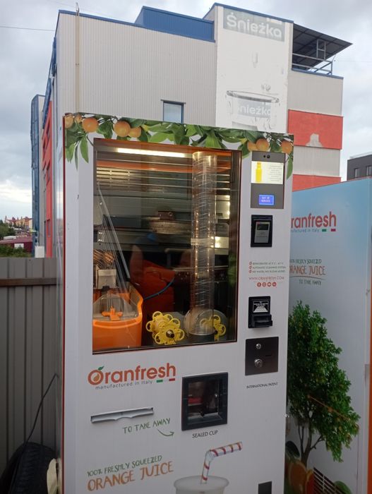 Вендинговий новий автомат ,Готовий бізнес, фреш апарат, Oranfresh Take