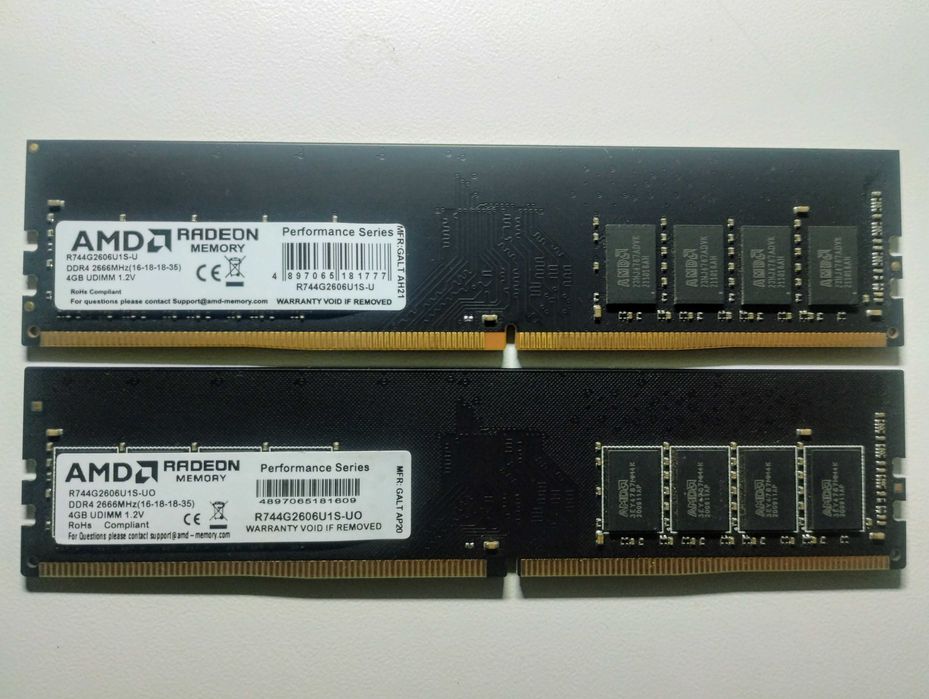 AMD Radeon DDR4 8GB 2666MHz