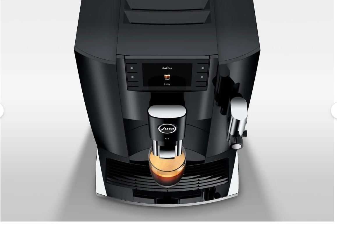 JURA E8 (EC) Piano Black, Najnowszy model, 2 lata gwarancji