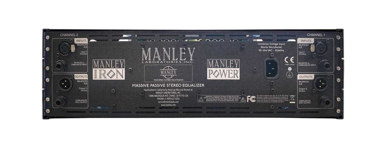 Manley MASSIVE PASSIVE Equalizer Powystawowy jak Nowy Fvat23%